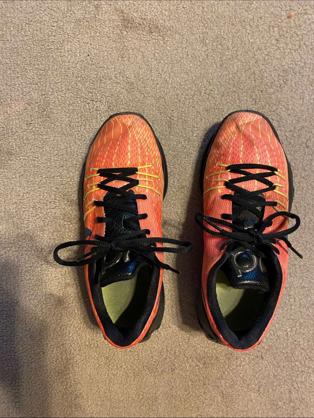 Nike Women's Orange and Black Espadrilles